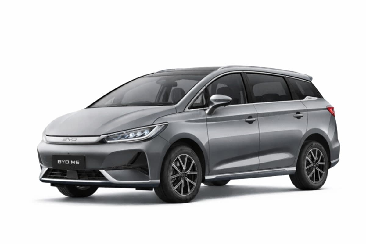 BYD M6 màu xám