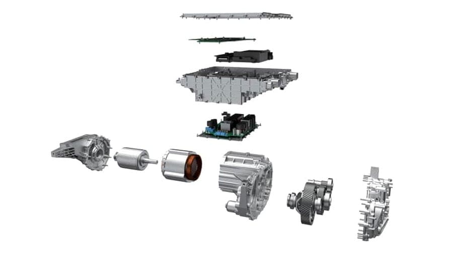 Các bộ phận hệ dẫn động điện tích hợp BYD