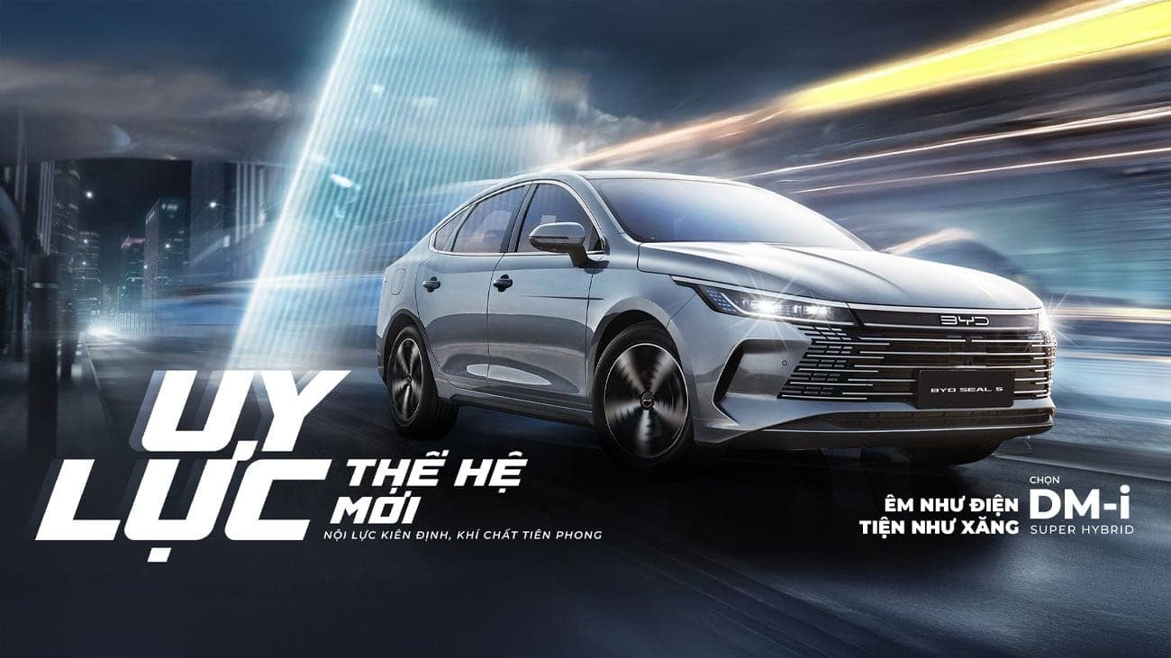 BYD Seal 5 DM-i – Uy lực thế hệ mới, êm như điện tiện như xăng