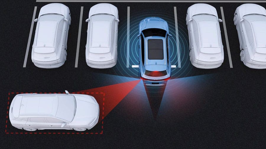 Mô phỏng cảnh báo phương tiện cắt ngang khi lùi