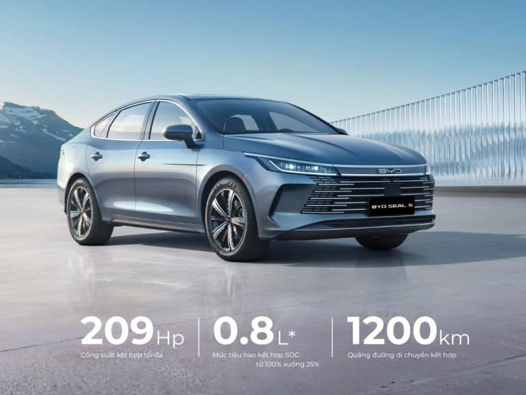 BYD Seal 5 – Sedan hybrid sạc ngoài DM-i